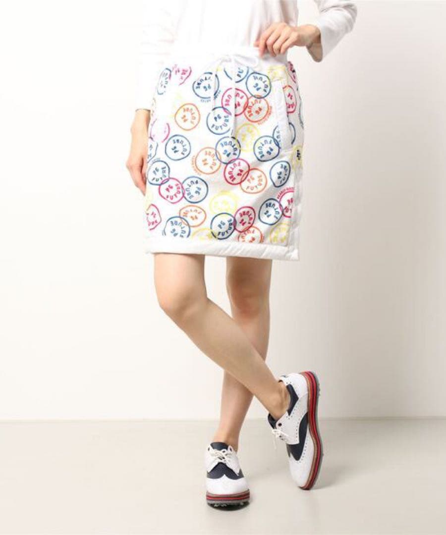 PEARLYGATES ベロアボンバー スカート FUTURE NICO柄　新品
