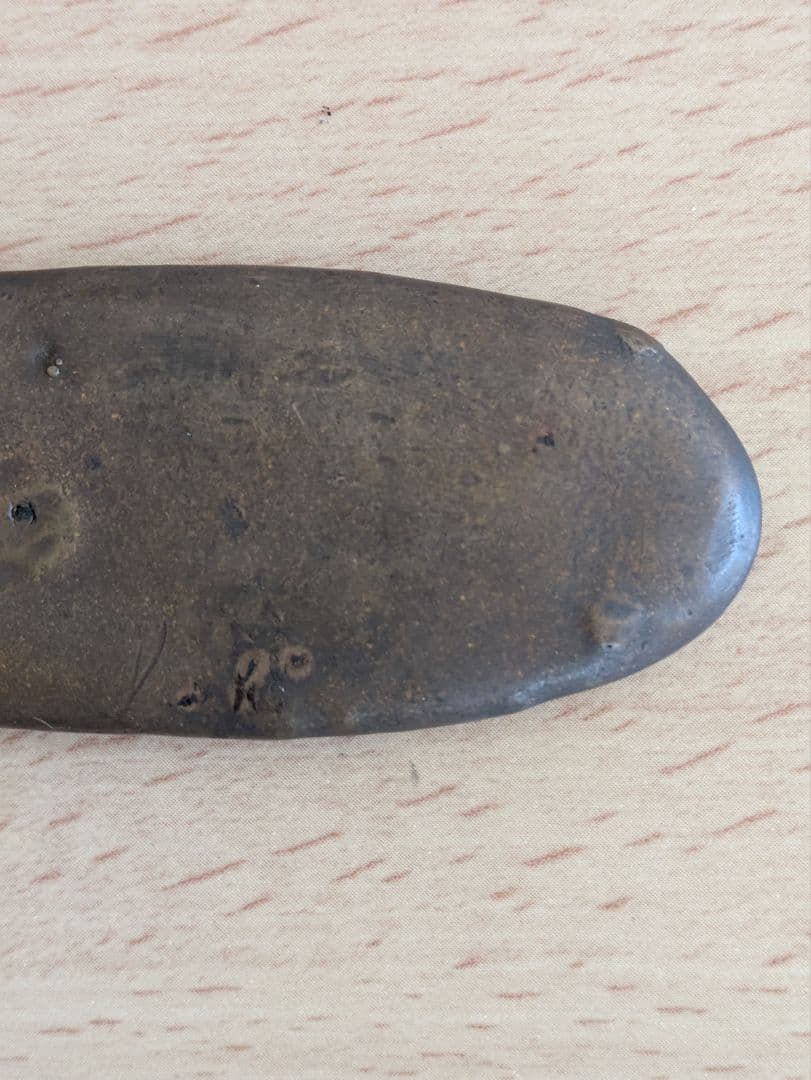 天保丁銀　重さ約155g　全長約90mm